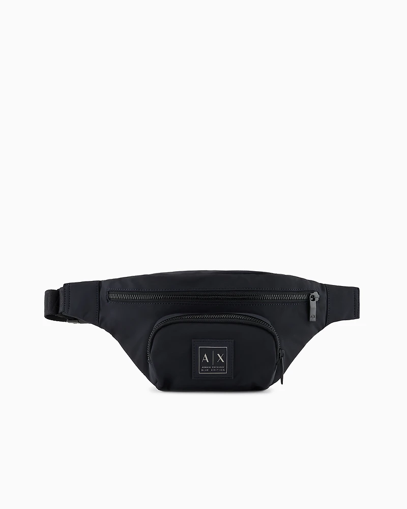 Waist bag with external pocket