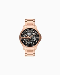 Armani Exchange -  Chronograph Gold-Tone Stainless Steel Watch, Man, Multicoloured, Size: TU