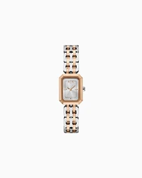  Two-Hand Two-Tone Stainless Steel Watch