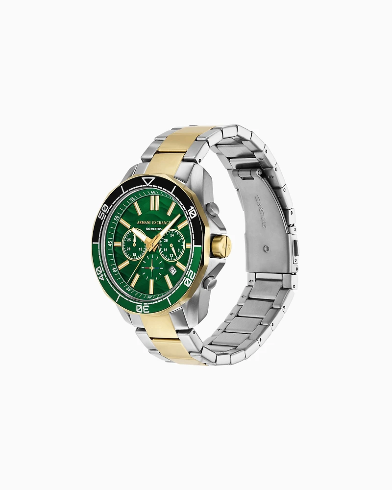  Chronograph Two-Tone Stainless Steel Watch