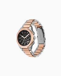  Three-Hand Two-Tone Stainless Steel Watch