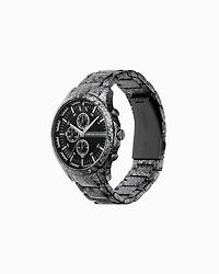 Armani Exchange Chronograph Gunmetal Stainless Steel Watch
