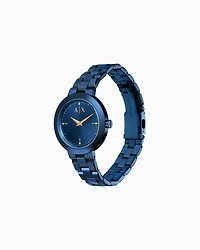 Armani Exchange Two-Hand Ocean Blue Stainless Steel Watch