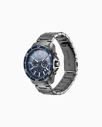  Chronograph Gunmetal Stainless Steel Watch