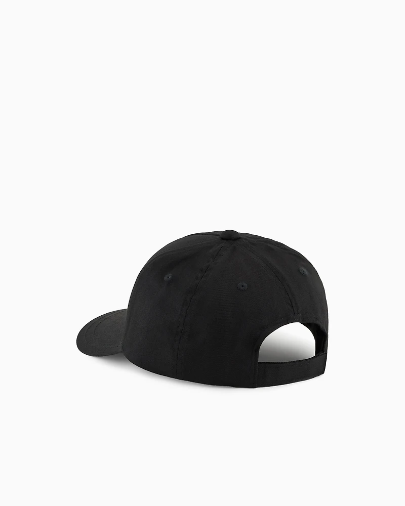 Cotton visor hat with logo
