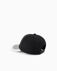Color block hat with logo