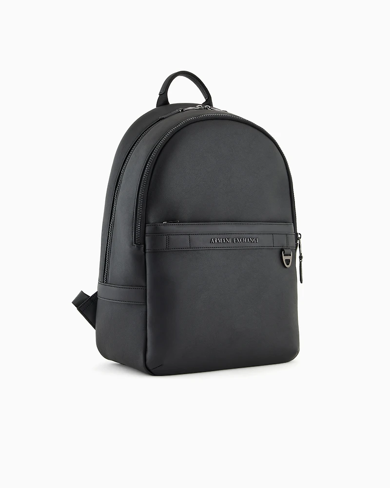 Backpack with external pocket with small hook