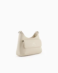 Shoulder bag with external pocket