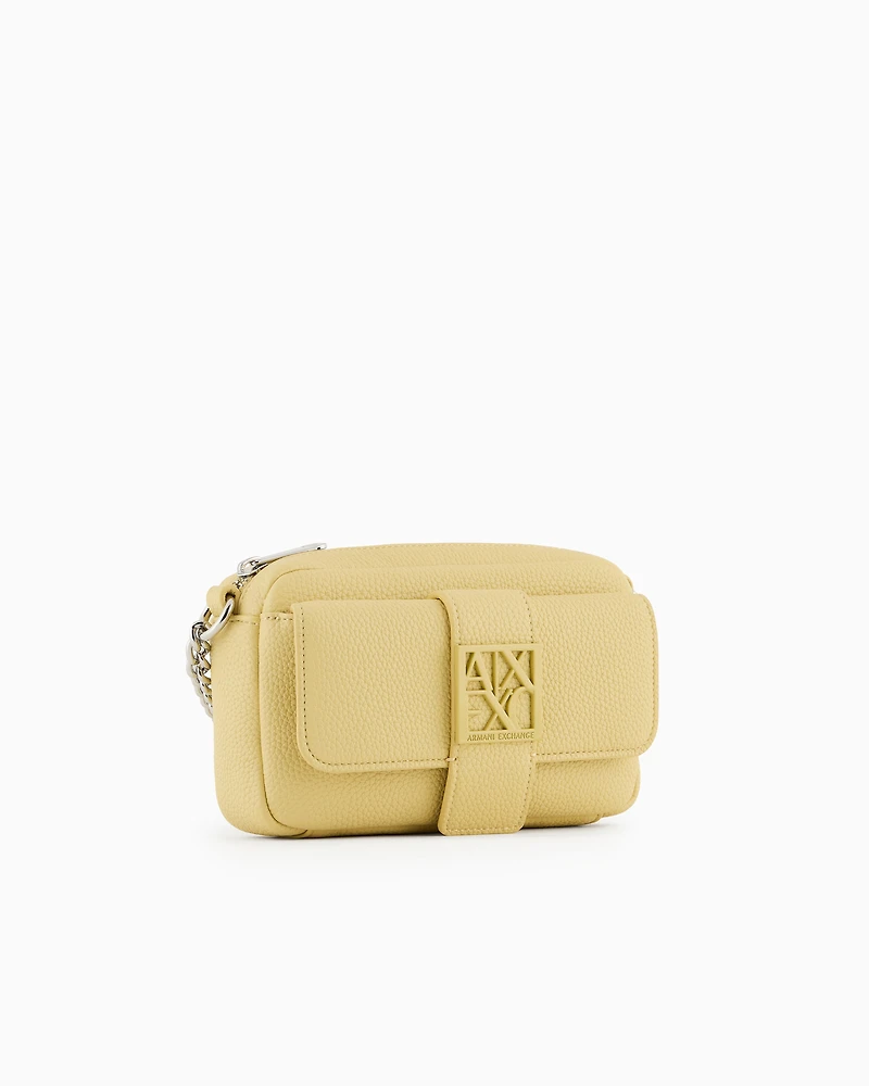 Mini shoulder bag with logo