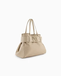 Large shoulder bag with ASV logo detail