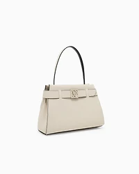 Handbag with small logo small