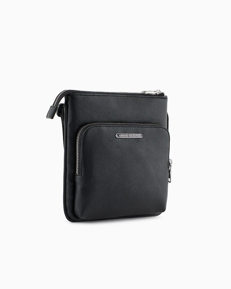 Flat shoulder bag