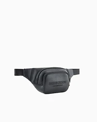 Bum bag with embossed logo and two pockets