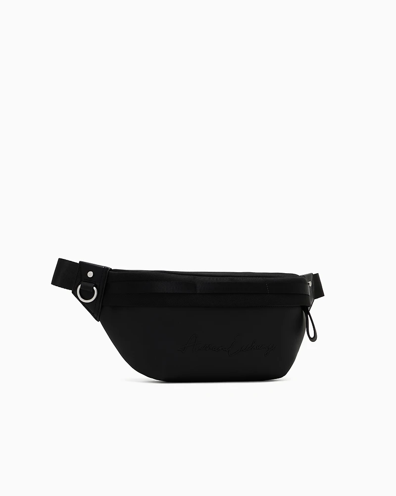 Bum bag with embossed logo