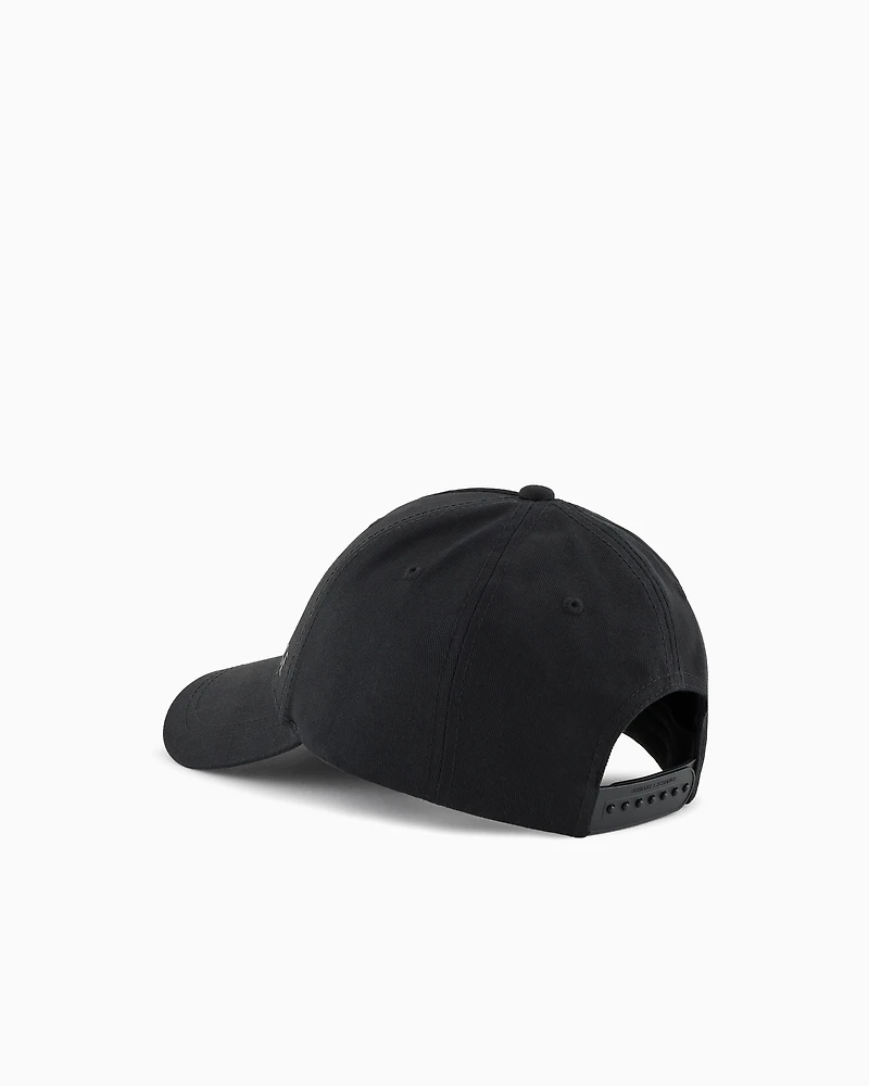 Visor hat with rhinestone logo