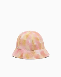 Abstract patterned cotton bucket hat