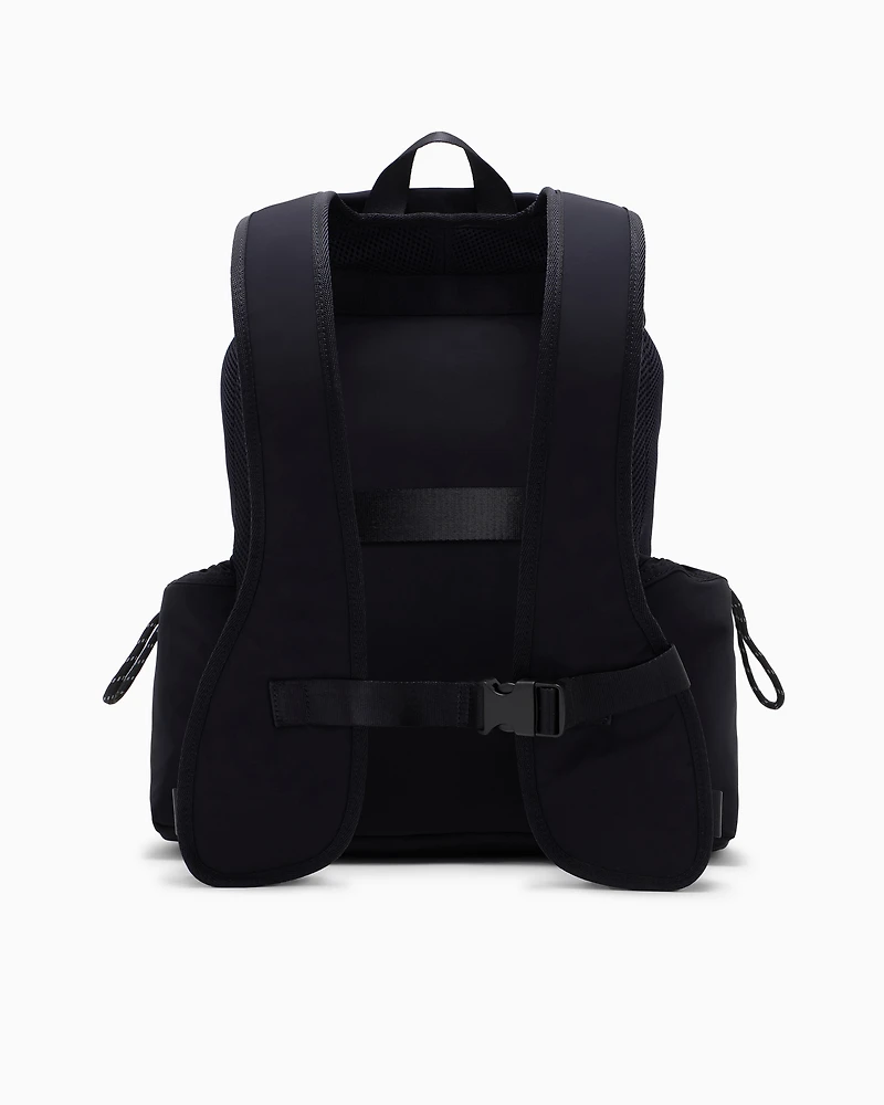 Backpack with side pockets