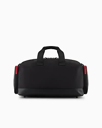 Duffel bag with external pockets