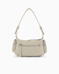 Large shoulder bag with side pockets