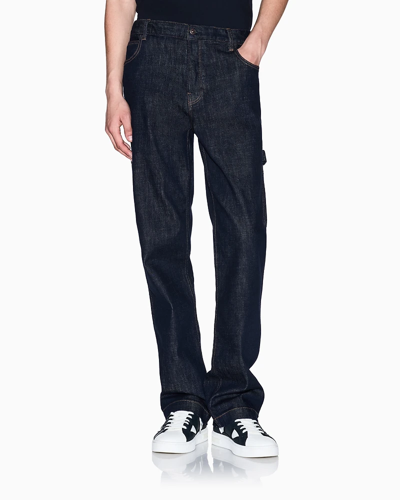J87 regular fit jeans with side details