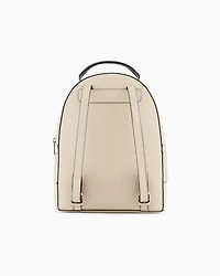 Rounded backpack with logo