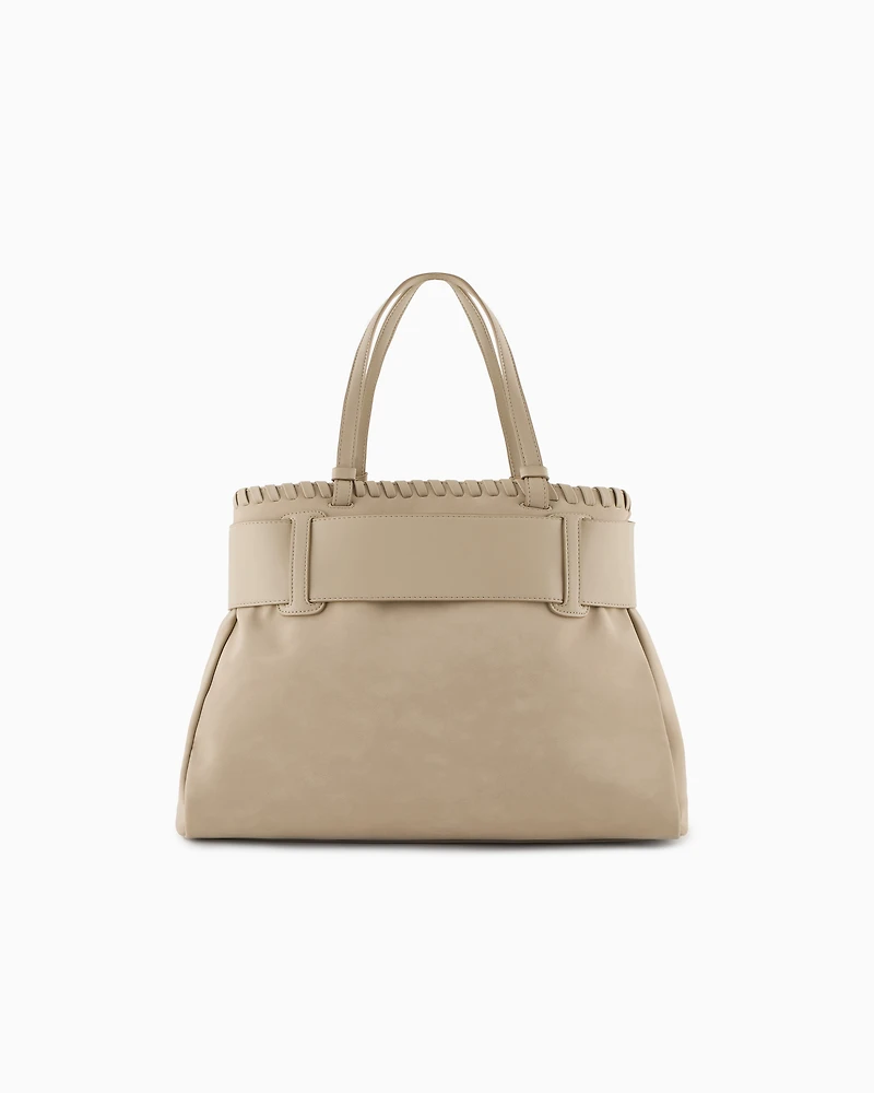Large shoulder bag with ASV logo detail