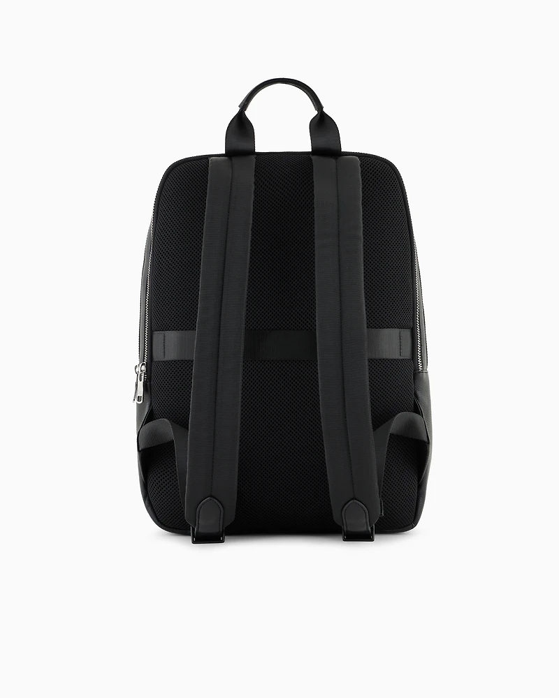 Minimal eco-leather backpack