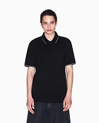 Regular fit mercerised cotton polo