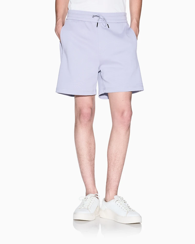 Cotton interlock Bermuda shorts