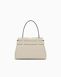 Handbag with small logo small
