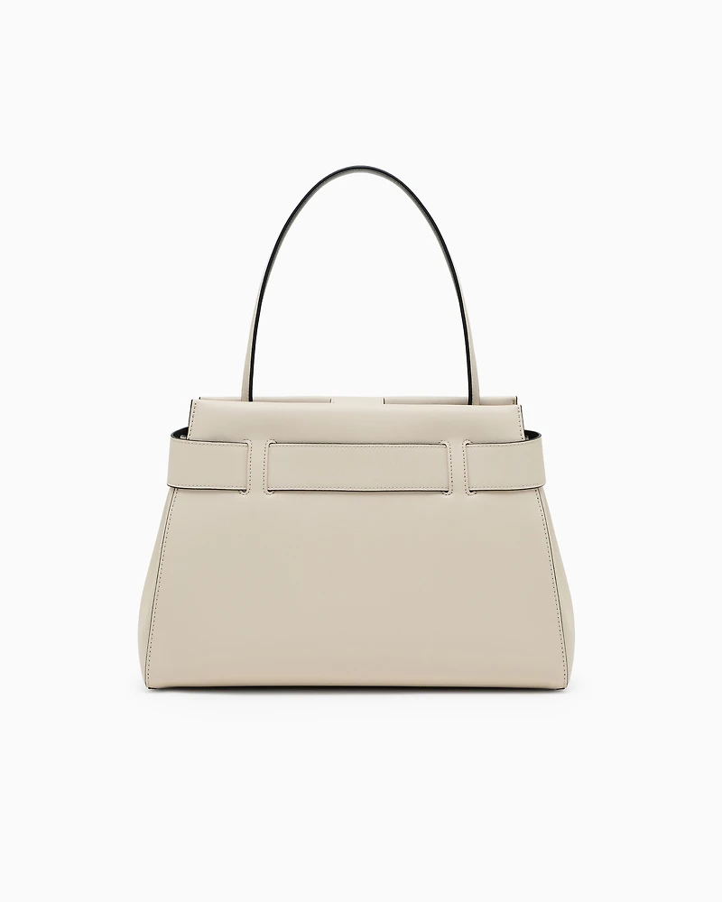 Handbag with small large logo