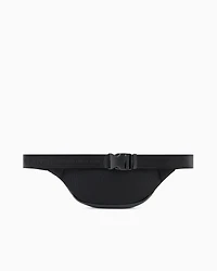 Bum bag with embossed logo and two pockets