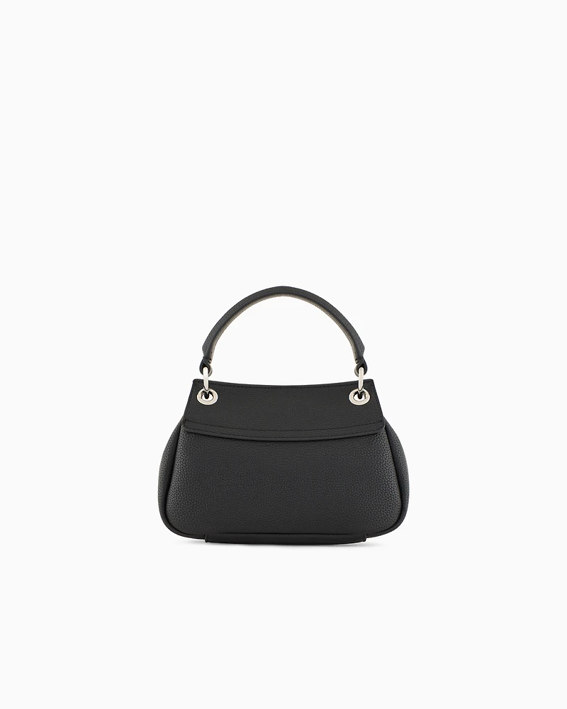 Sequined shoulder bag with metallic details