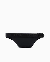 Waist bag with external pocket
