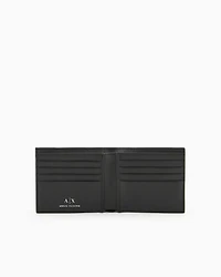 Armani Exchange - Leather book wallet, Man, Black, Size: TU