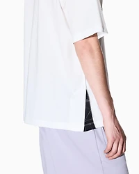 Over-fit sweatshirt mercerised cotton