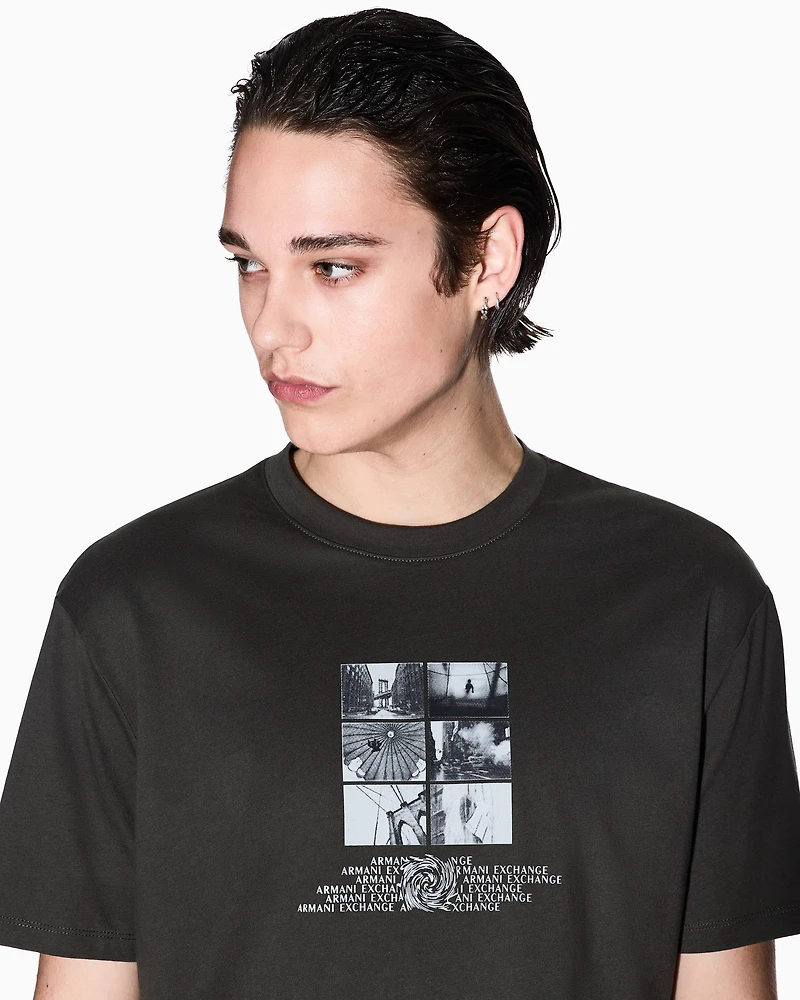 Regular fit T-shirt with photo print