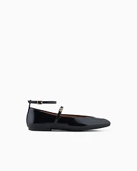 Pointed toe ballerinas with straps