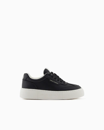 Sneakers with high sole