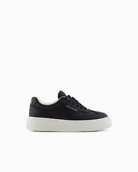 Sneakers with high sole
