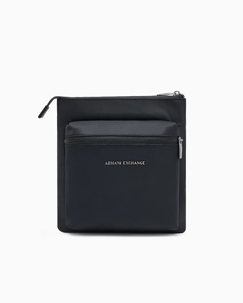 Flat shoulder bag