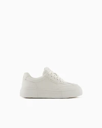 Sneakers with high sole