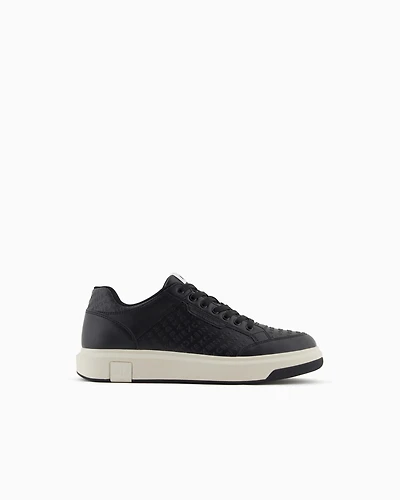 Armani Exchange - Sneakers, Man, Black, Size: