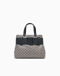 Handbag with allover logo