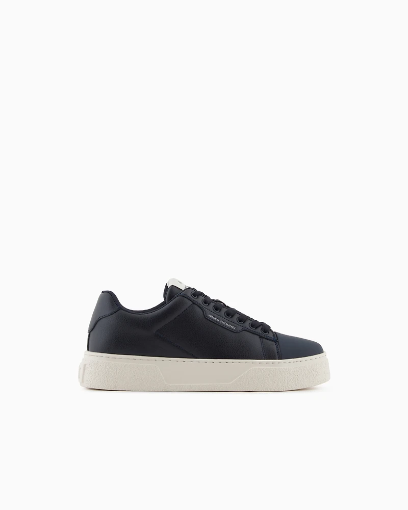 Sneakers with high sole