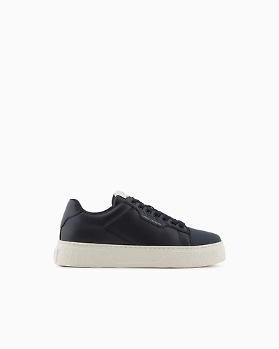 Sneakers with high sole