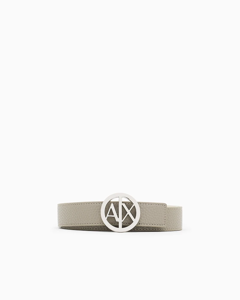 Logo buckle belt