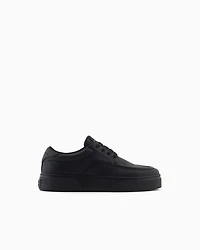 Leather lace-up shoes