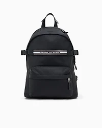 Backpack with logo stripe