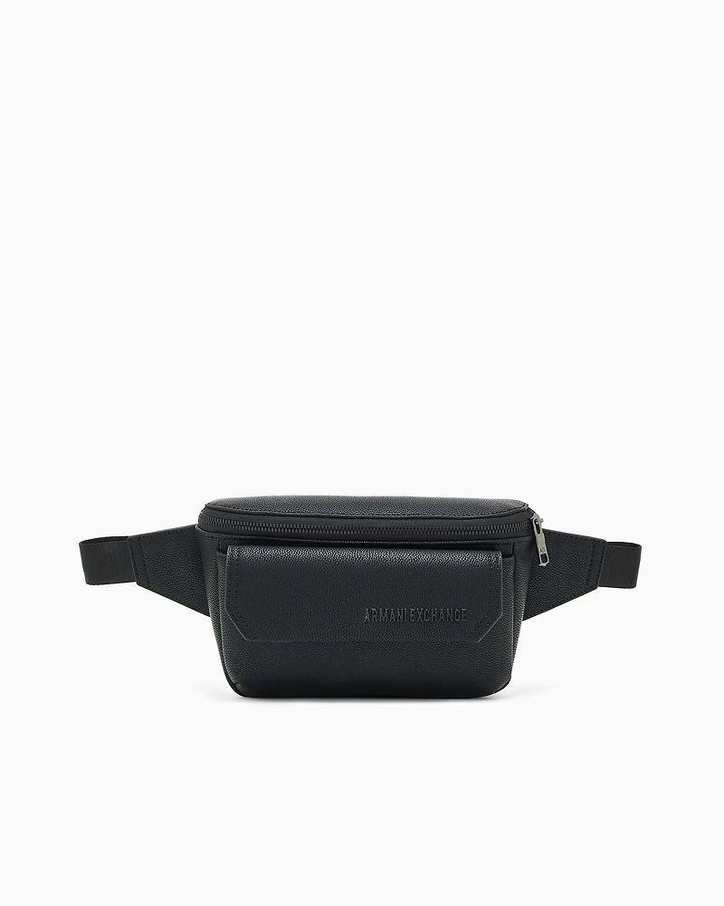 Hammered effect bum bag